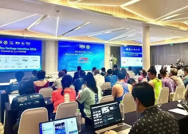 Launch Ceremony of the 2026 Halong Bay Heritage Marathon. (Photo: NDO)