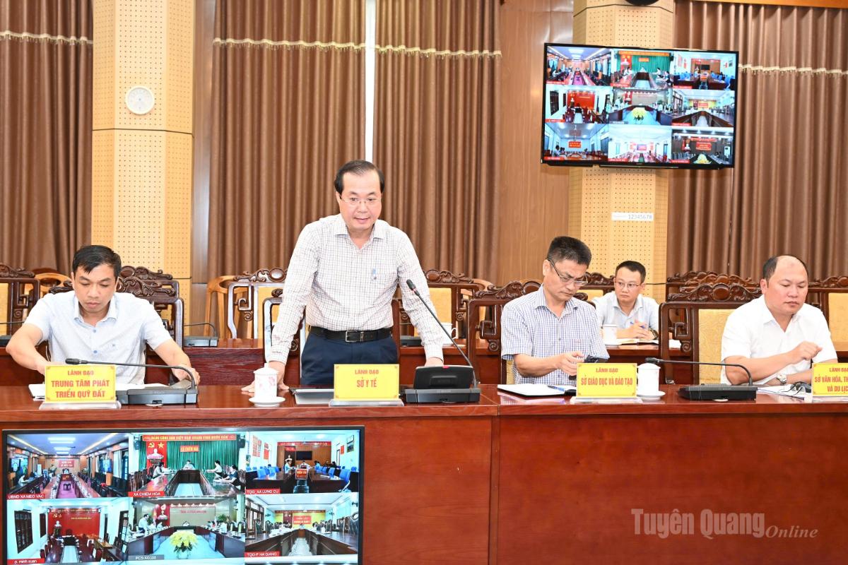 Lãnh đạo Sở Y tế đề xuất các giải pháp sử dụng hiệu quả tài sản dôi dư.