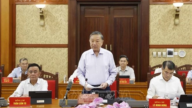Thông báo Kết luận của Tổng Bí thư, Chủ tịch nước Tô Lâm tại Phiên họp Ban Chỉ đạo Trung ương thực hiện Nghị quyết 57