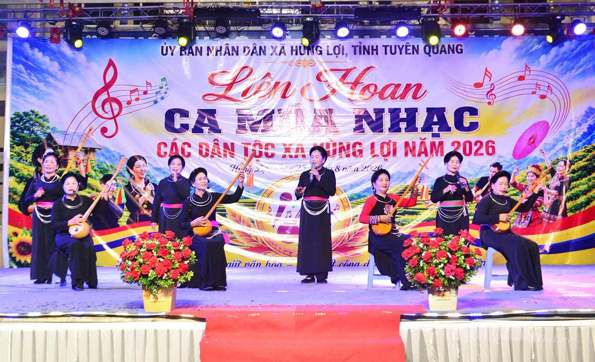 Một tiết mục văn nghệ tại Liên hoan.
