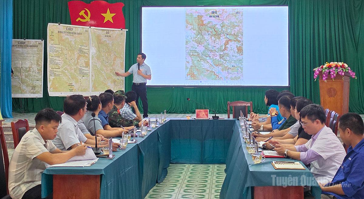 Điểm mới của cuộc diễn tập năm nay là không tổ chức thực binh ngoài thực địa, toàn bộ nội dung tập trung vào vận hành cơ chế, xử trí các tình huống giả định trên bản đồ, sơ đồ.