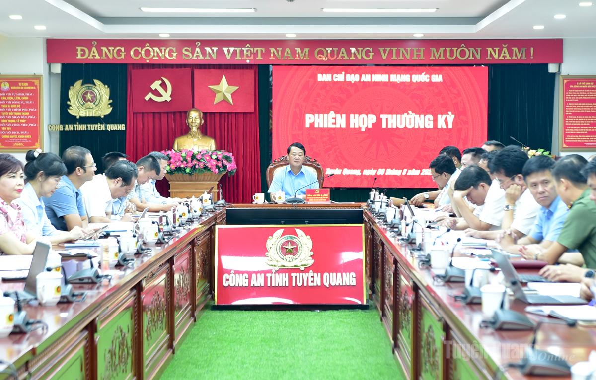 Các đại biểu dự phiên họp tại điểm cầu tỉnh Tuyên Quang.