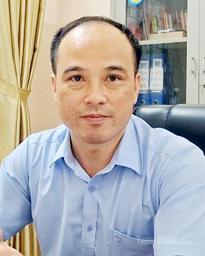 Đồng chí Trần Hải Tuyên, Chi cục trưởng Chi cục Phát triển 
nông thôn và quản lý chất lượng, Sở Nông nghiệp và Môi trường
