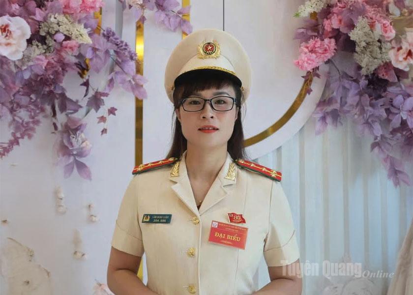 Đại úy Lâm Minh Luận, Công an xã Hùng Đức.