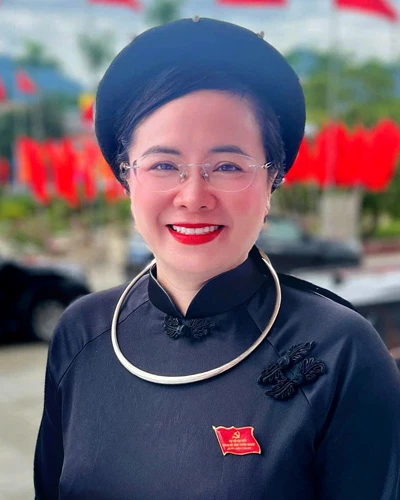 Đồng chí Hoàng Thị Thanh Huyền, Bí thư Đảng ủy xã Việt Lâm