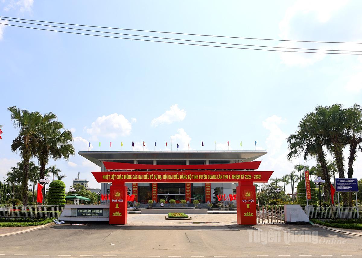 Trung tâm Thông tin - Hội nghị tỉnh - nơi diễn ra Đại hội đại biểu Đảng bộ tỉnh lần thứ I, nhiệm kỳ 2025 - 2030.
