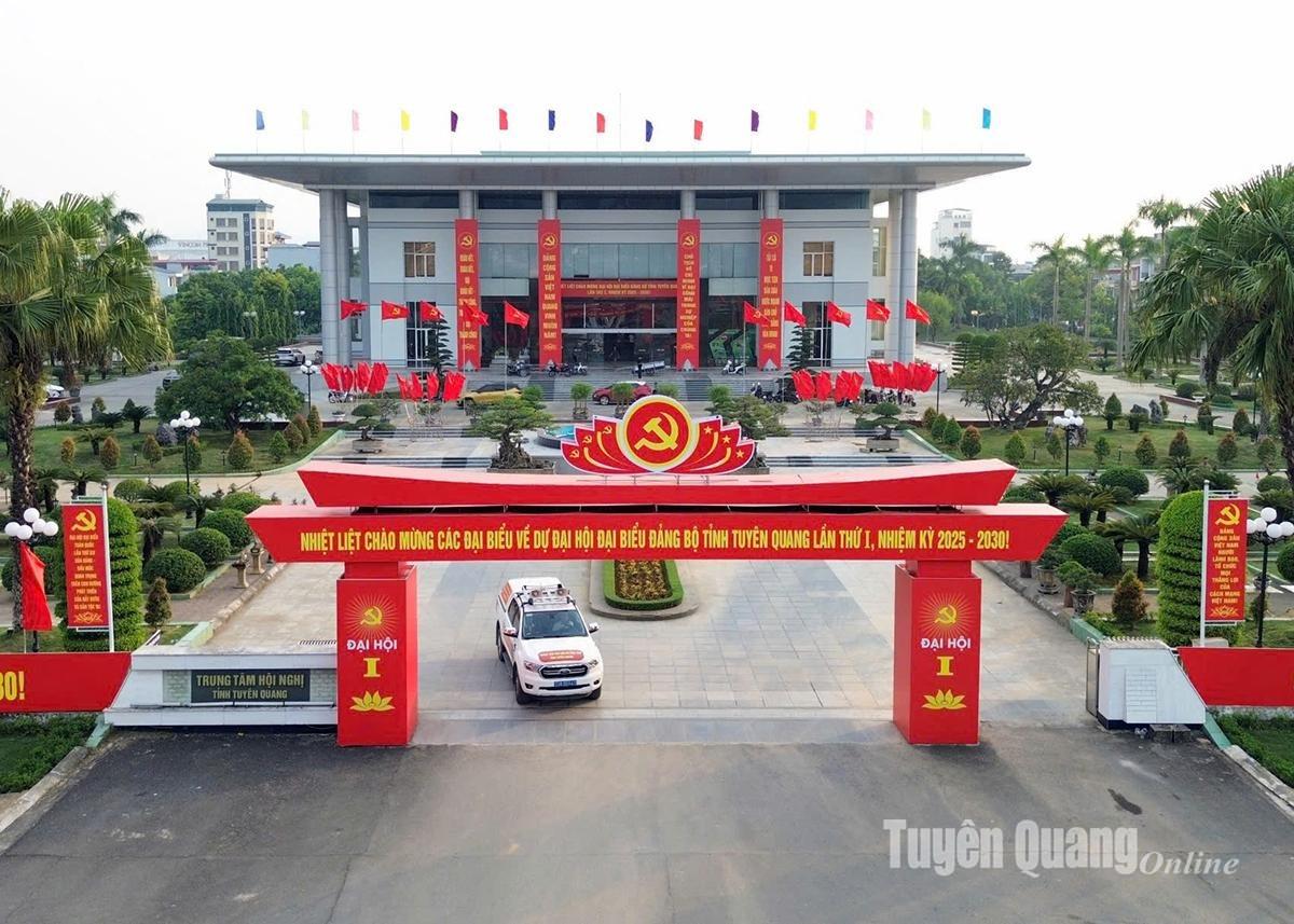 Trung tâm Hội nghị tỉnh -
Nơi diễn ra Đại hội đại biểu Đảng bộ tỉnh lần thứ I.