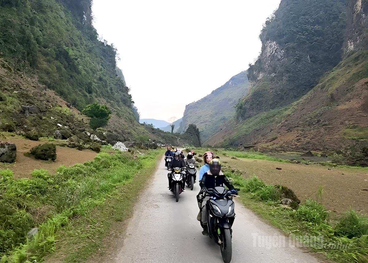 Trekking in the highlands is a favorite activity for many people during the holiday.
