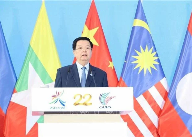Deputy Prime Minister Mai Van Chinh speaks at the opening ceremony. (Photo: VNA)