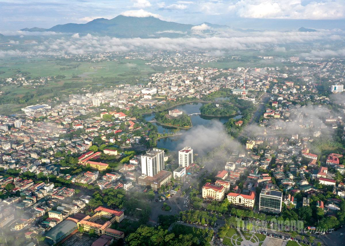 Một góc phường Minh Xuân. Ảnh: Hoàng Thảo
