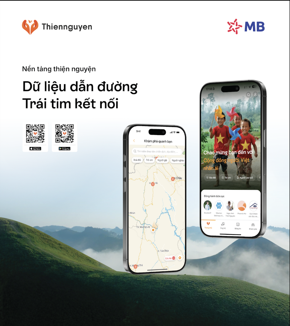 Ảnh 1: Nền tảng Thiện nguyện với thông điệp “Dữ liệu dẫn đường, trái tim kết nối” 