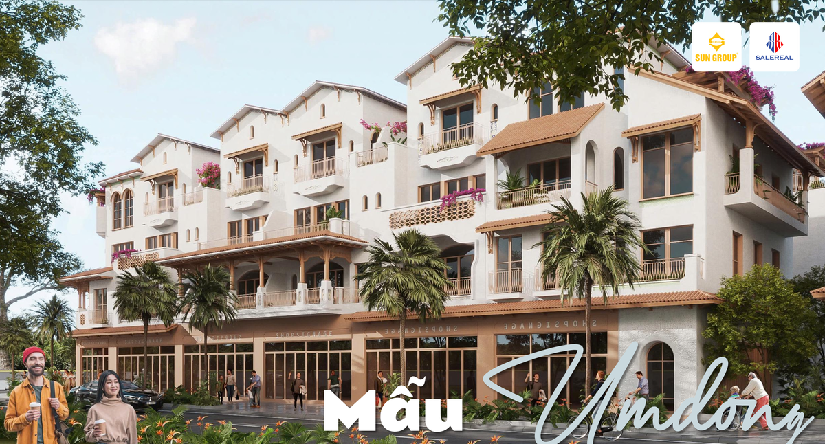Thiết kế mẫu nhà phố Sun Group Vũng Tàu