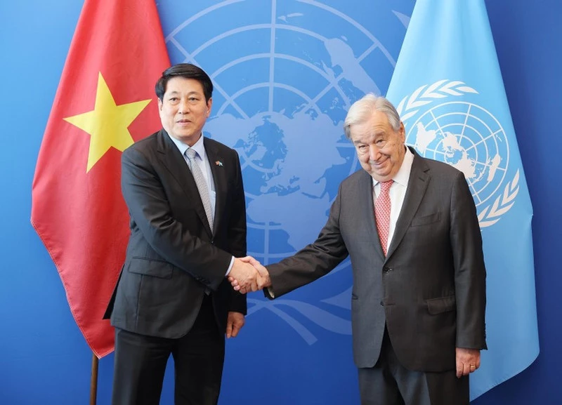 Vietnamese leader affirms support for UN's central role in global governance