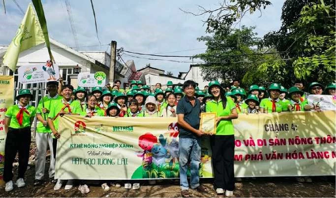 Gạo và Di sản nông thôn, khám phá văn hóa làng nghề làm bột Sa Đéc. Ảnh VP Đọc sách cùng Xích Lô