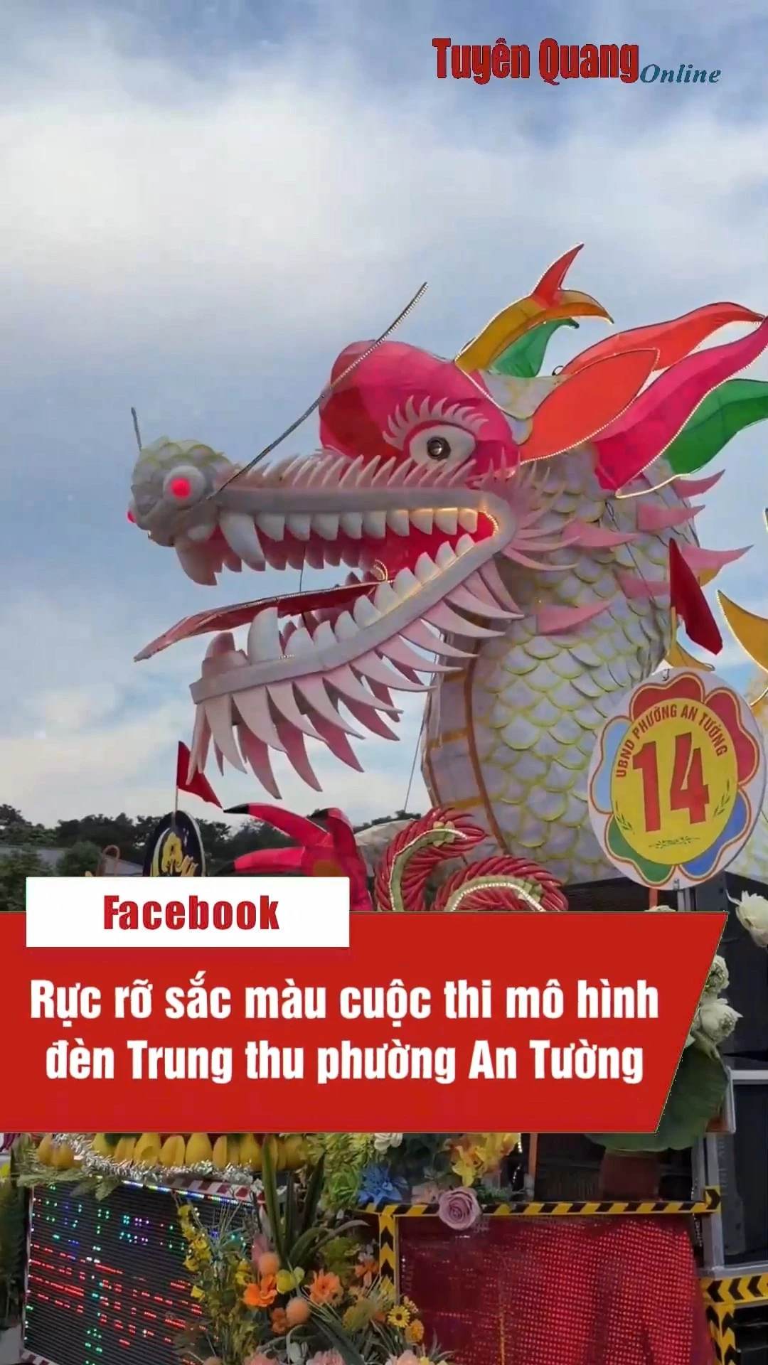 Rực rỡ sắc m&agrave;u cuộc thi m&ocirc; h&igrave;nh đ&egrave;n Trung thu phường An Tường