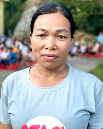 Chị Dương Thị Bát, thôn Nà Tà, xã Thượng Nông