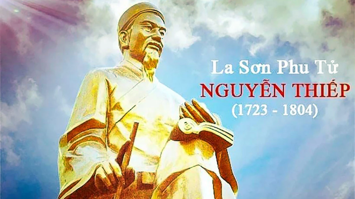 Tượng đài Nguyễn Thiếp.
