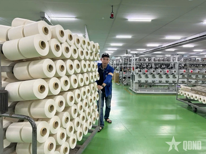 Khu vực kinh tế tư nhân đang đóng góp ngày càng lớn vào nền kinh tế đất nước. Ảnh chụp tại Khu công nghiệp Bảo Minh, tỉnh Ninh Bình.