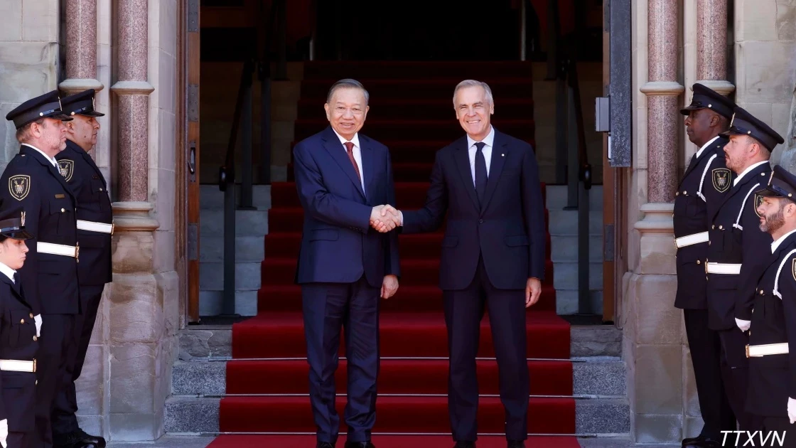 [Ảnh] Thủ tướng Canada Mark Carney đón, hội đàm với Tổng Bí thư, Chủ tịch nước Tô Lâm