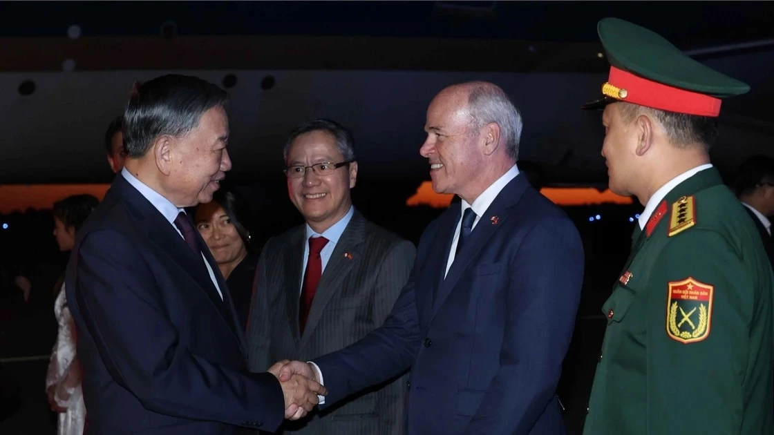[Ảnh] Tổng Bí thư, Chủ tịch nước Tô Lâm bắt đầu chuyến thăm cấp Nhà nước tới Canada