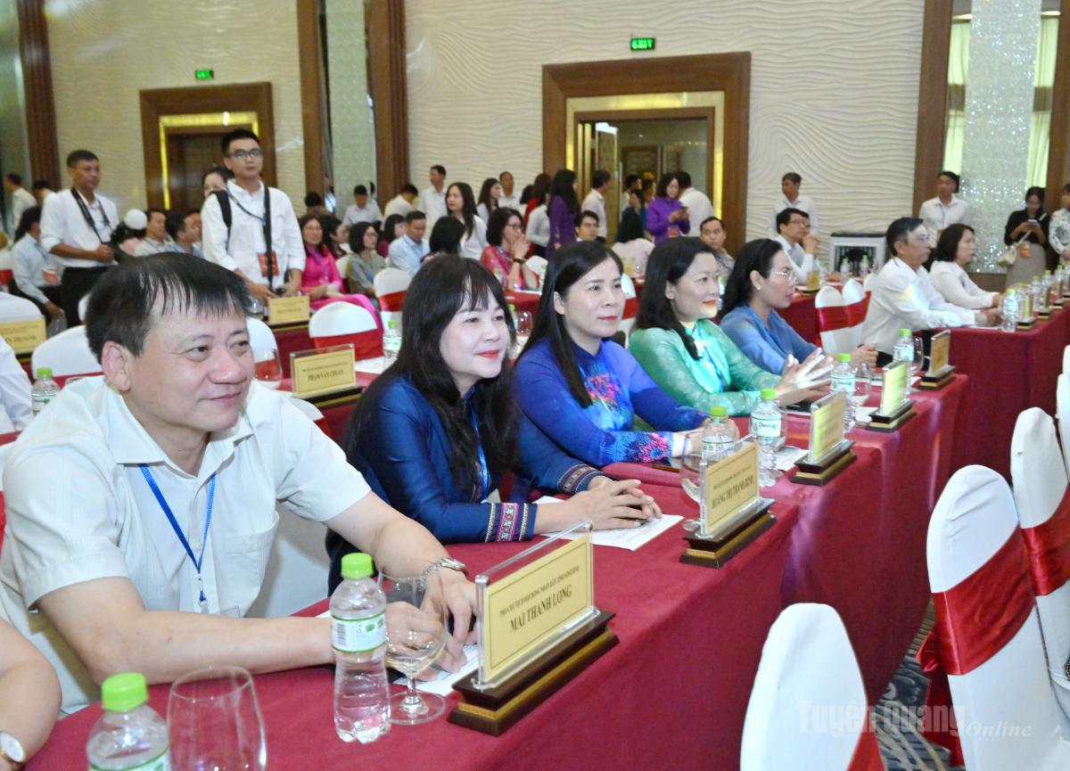 Đồng chí Phó Chủ tịch HĐND tỉnh Lê Thị Thanh Trà tại hội nghị.