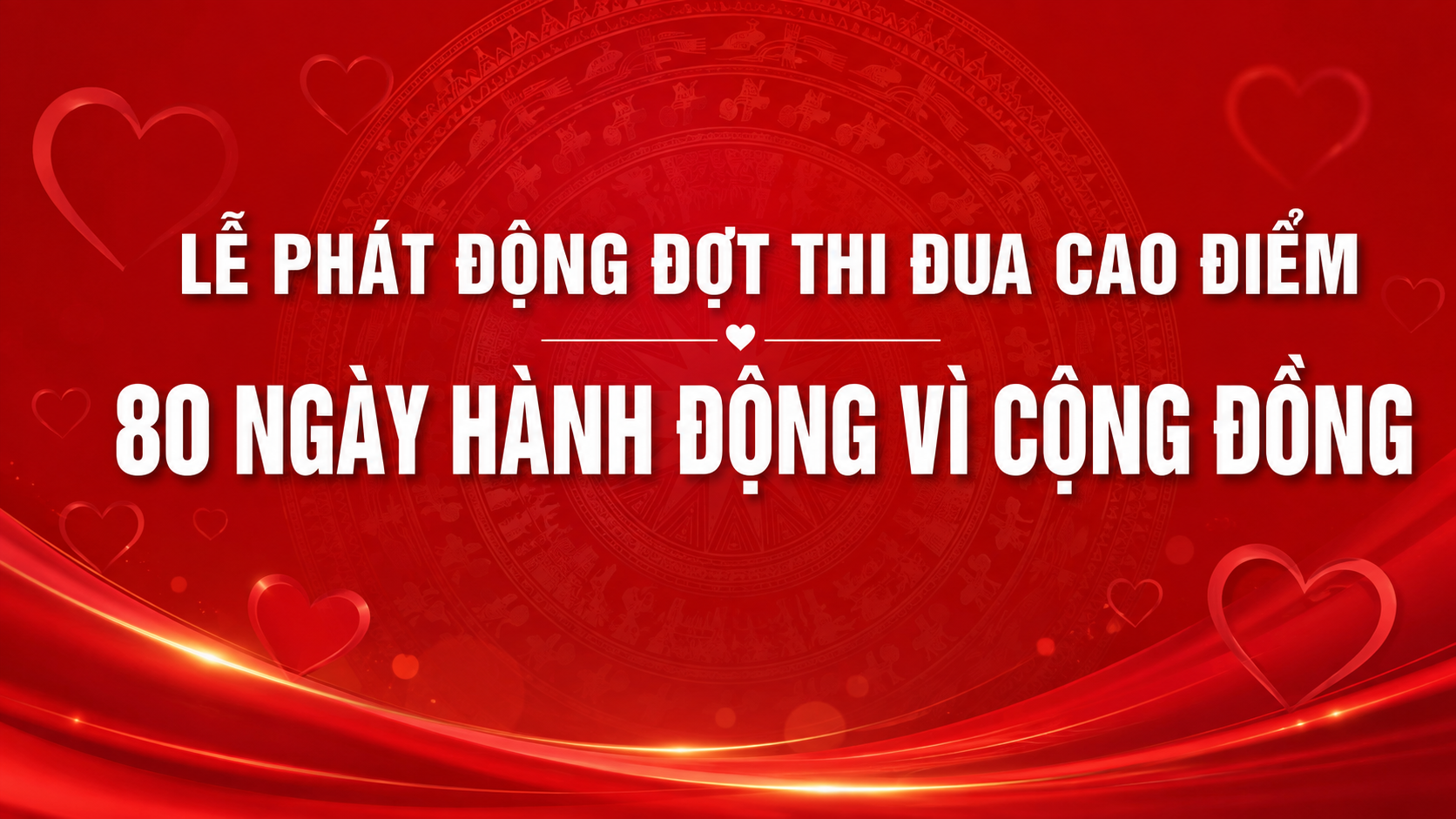 🔴Trực tiếp: Lễ phát động Đợt thi đua cao điểm “80 ngày hành động vì cộng đồng”, hướng tới kỷ niệm 80 năm Ngày thành lập Hội Chữ thập đỏ Việt Nam (23/11/1946 - 23/11/2026)