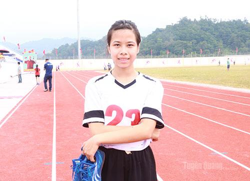Vận động viên Nguyễn Mai Huyền, Huy chương vàng nội dung chạy 100m nữ.