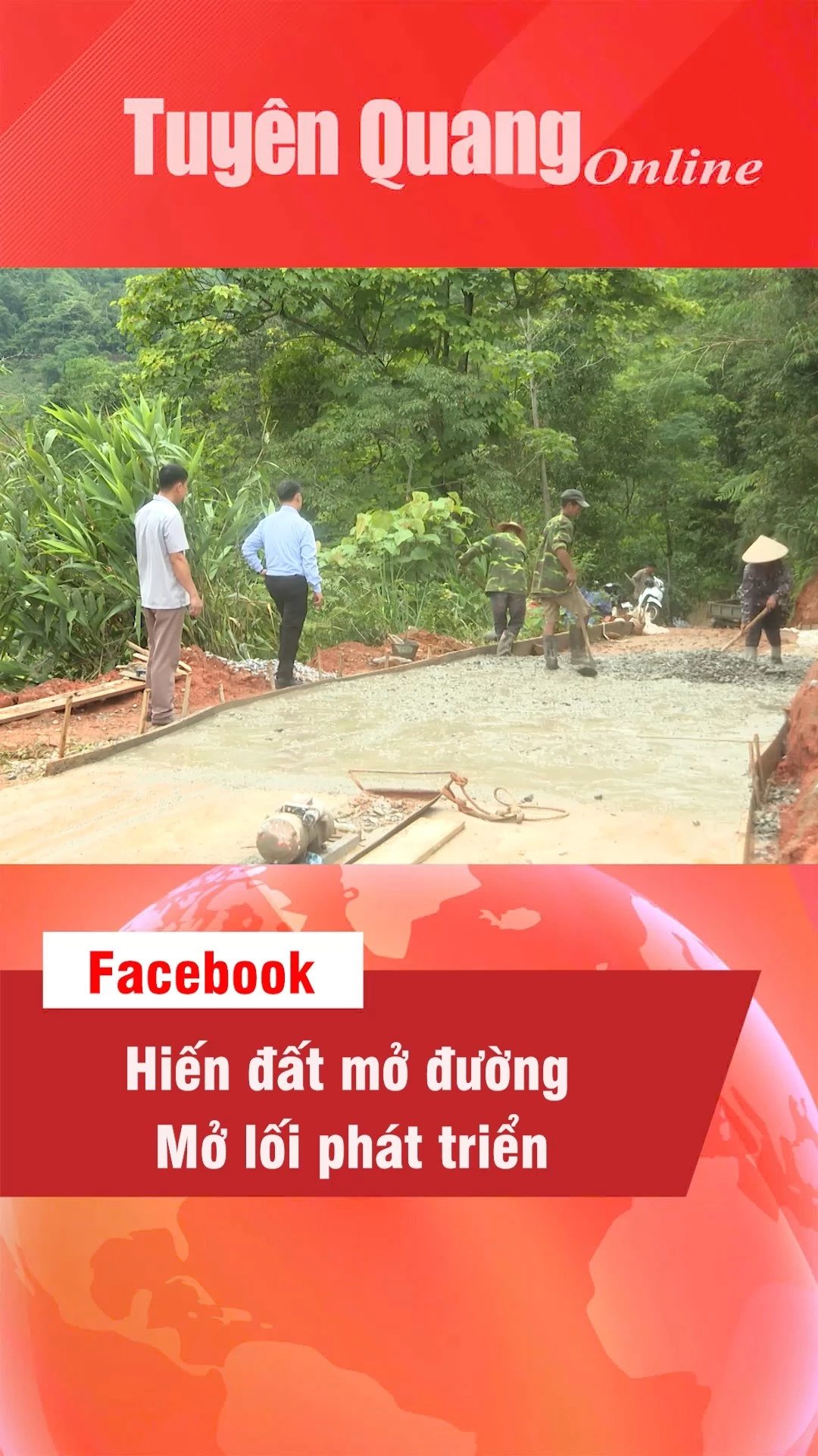 Hiến đất mở đường, mở lối ph&aacute;t triển