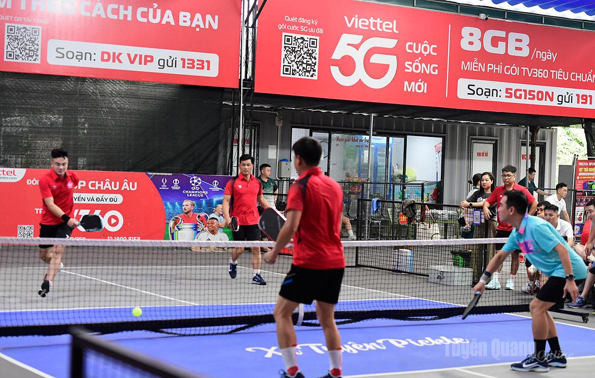 Vận động viên tham gia nội dung Pickleball.