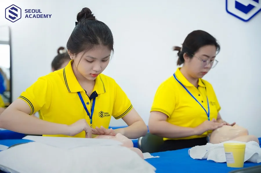 Chương trình học tại Seoul Academy với 90% thời lượng thực hành 
