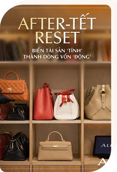 Các món túi xách hàng hiệu tại ALLU.