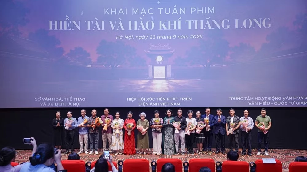 Khai mạc Tuần phim &ldquo;Hiền t&agrave;i v&agrave; h&agrave;o kh&iacute; Thăng Long&rdquo;