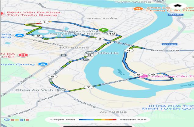 Cung đường 10 km.