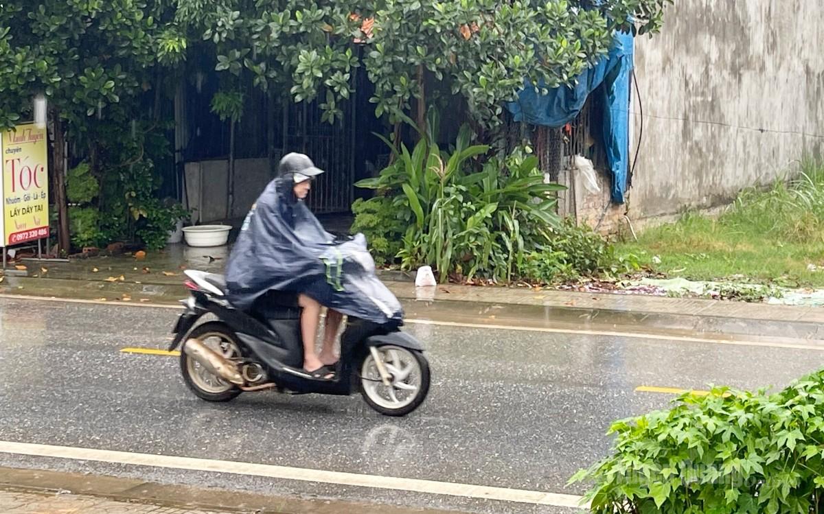Phường Minh Xuân xuất hiện mưa to, với thời gian mưa kéo dài nhiều giờ.