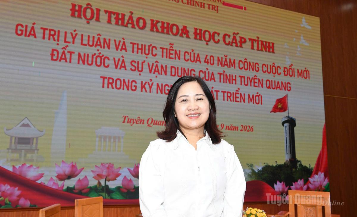 Tiến sĩ Lê Thị Tình, giảng viên cao cấp Viện Chính trị và Quan hệ quốc tế, Học viện Chính trị.