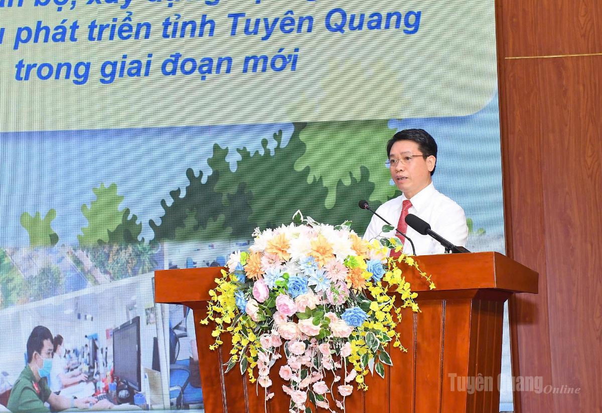 Đồng chí Trần Quang Khởi, Phó Trưởng ban Tổ chức Tỉnh ủy Tuyên Quang.
