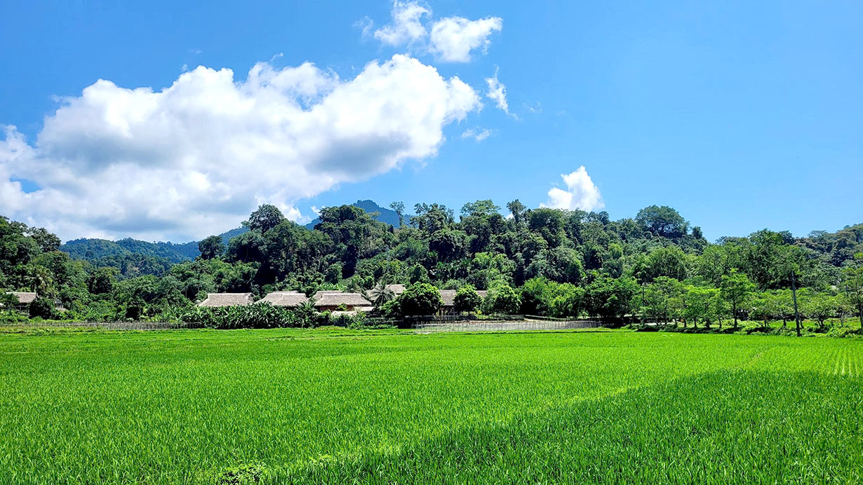Làng Tân Lập, xã Tân Trào, nơi được biết đến là “Trung tâm Thủ đô lâm thời, trái tim cách mạng Việt Nam