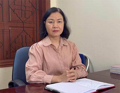 Bà Vũ Thị Thu, Giám đốc 
Đài Khí tượng và Thủy văn tỉnh.