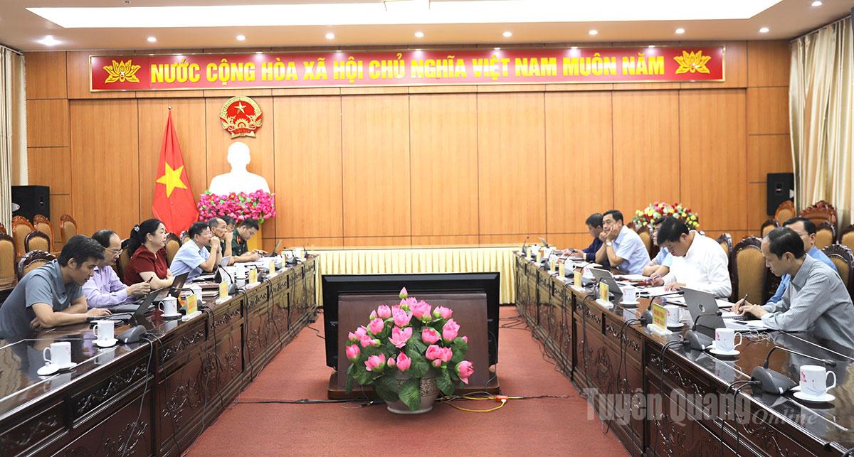 Các đại biểu dự phiên họp tại điểm cầu phường Hà Giang 1. Ảnh: My Ly