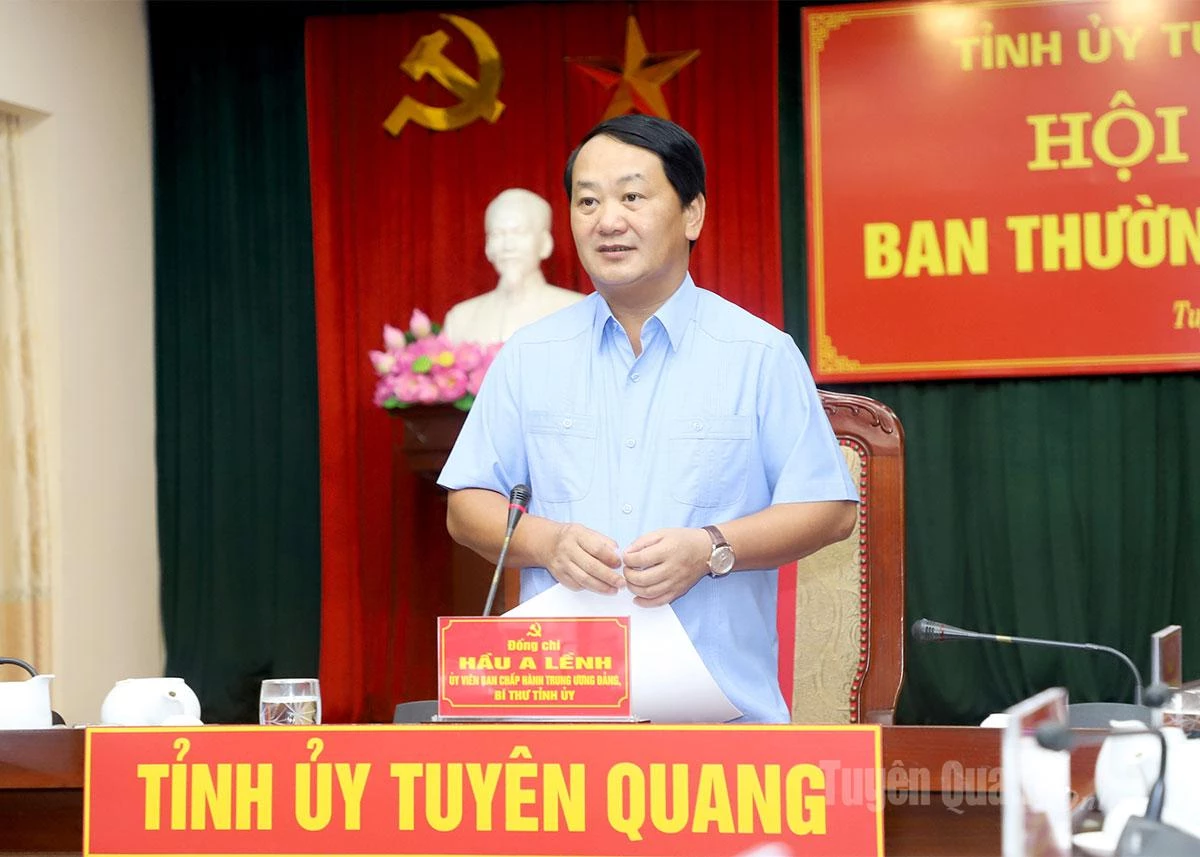 Ban Thường vụ Tỉnh ủy họp cho ý kiến vào nhiều nội dung quan trọng