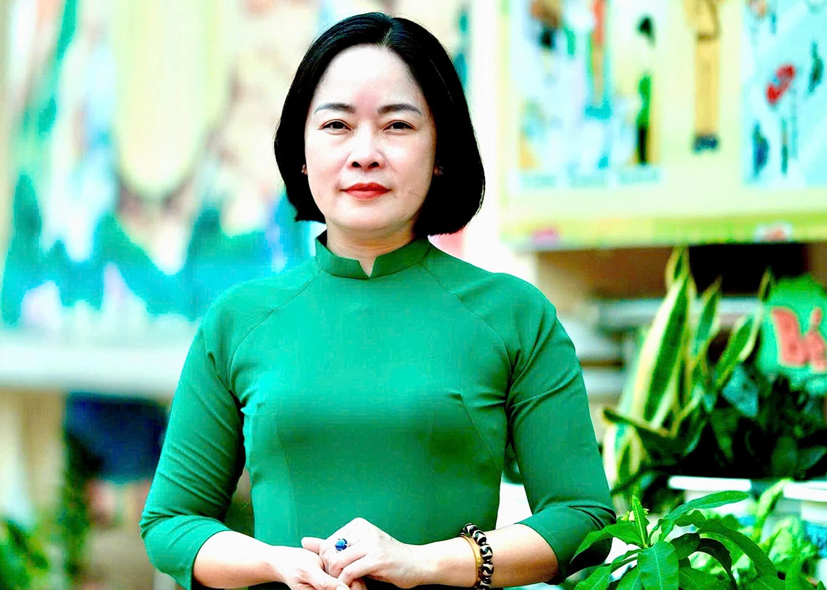 Cô giáo Nguyễn Thị Thu Hiền.