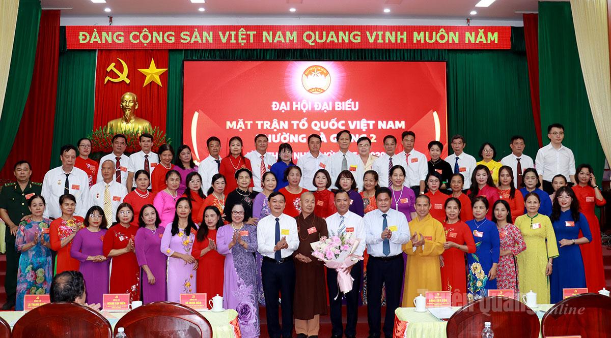 Ủy ban MTTQ Việt Nam phường Hà Giang 2 nhiệm kỳ 2025-2030 ra mắt Đại hội.