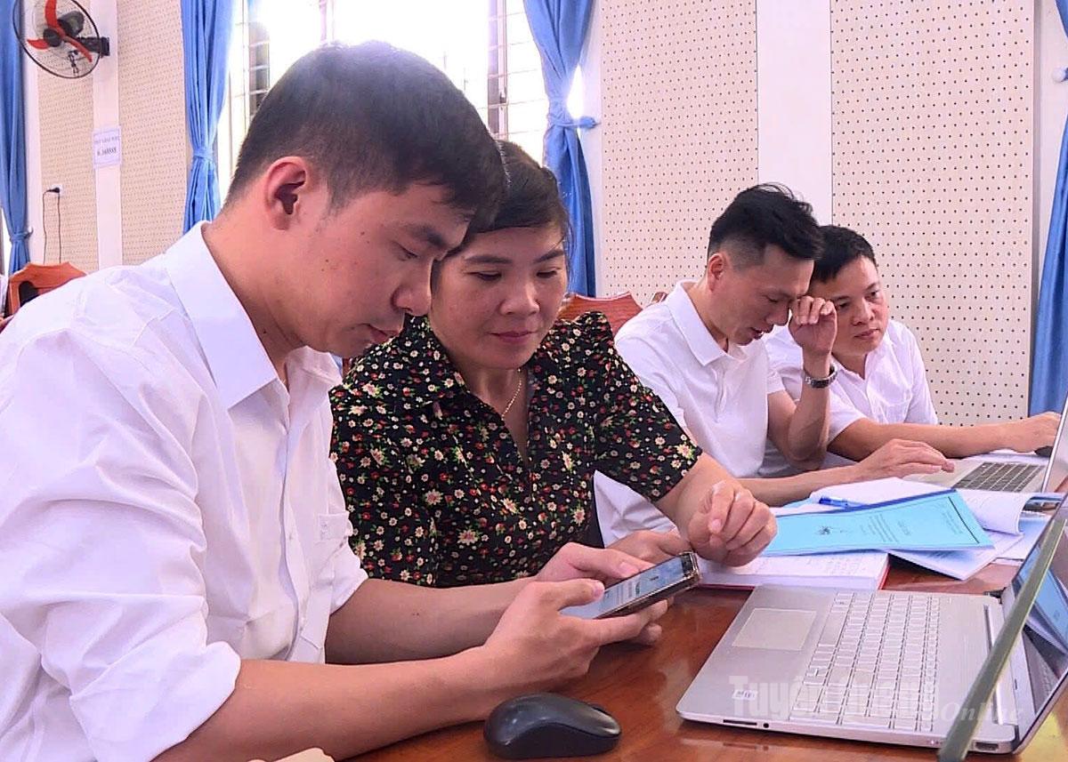 Các học viên thực hành nội dung học vào công việc tại cơ sở