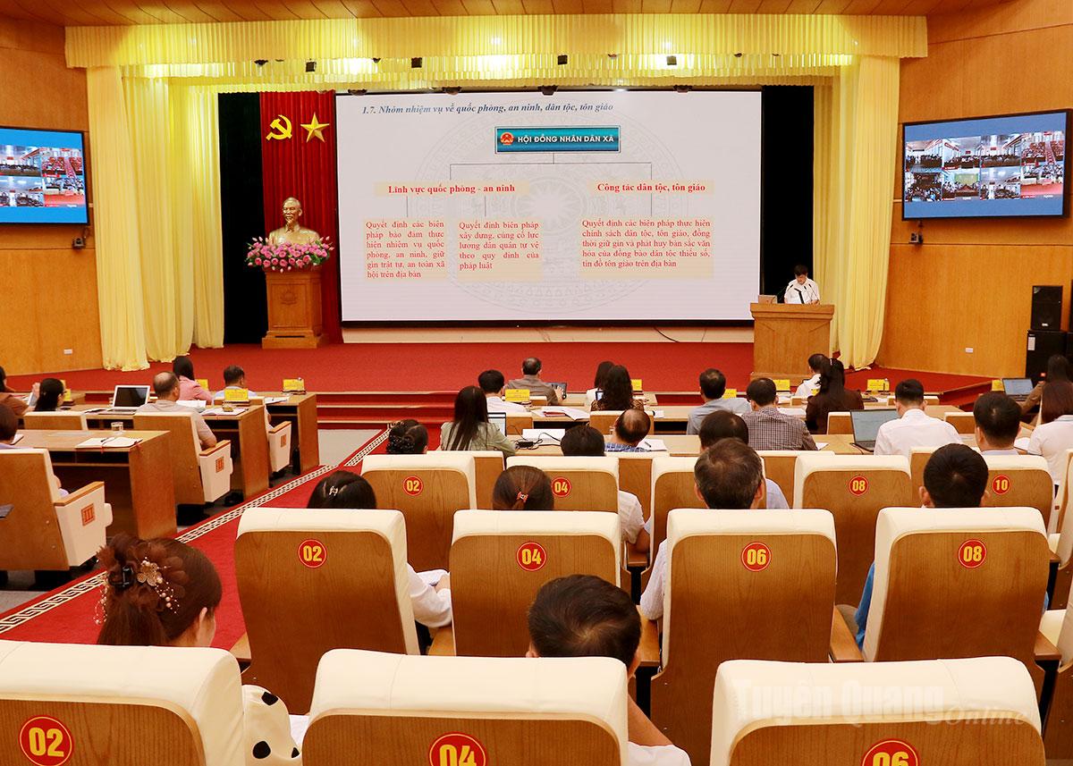 Toàn cảnh hội nghị tập huấn.