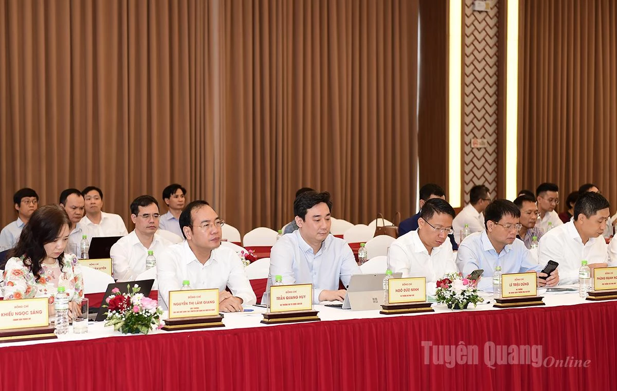 Lãnh đạo các Cục, Vụ của Bộ Công thương dự hội nghị.