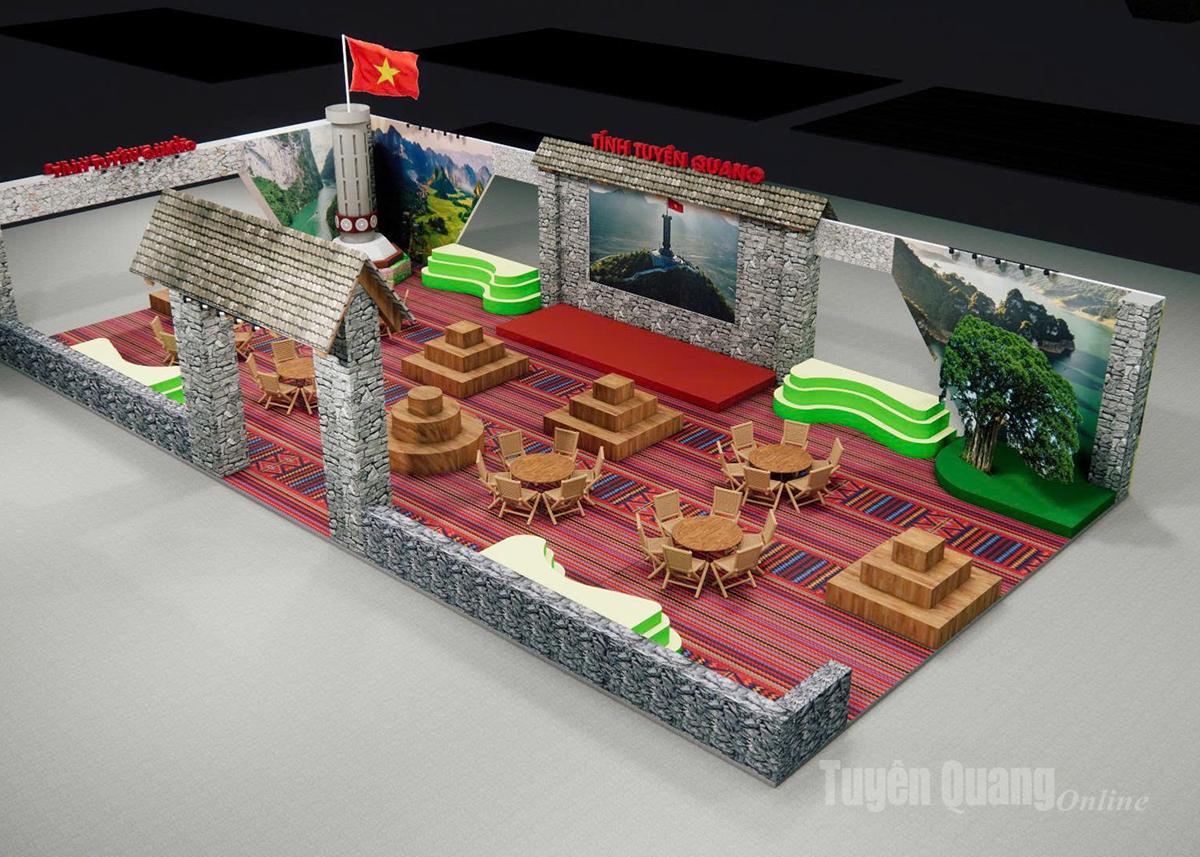 Mông phỏng 3D, không gian văn hóa và thưởng trà Shan tuyết của tỉnh.
