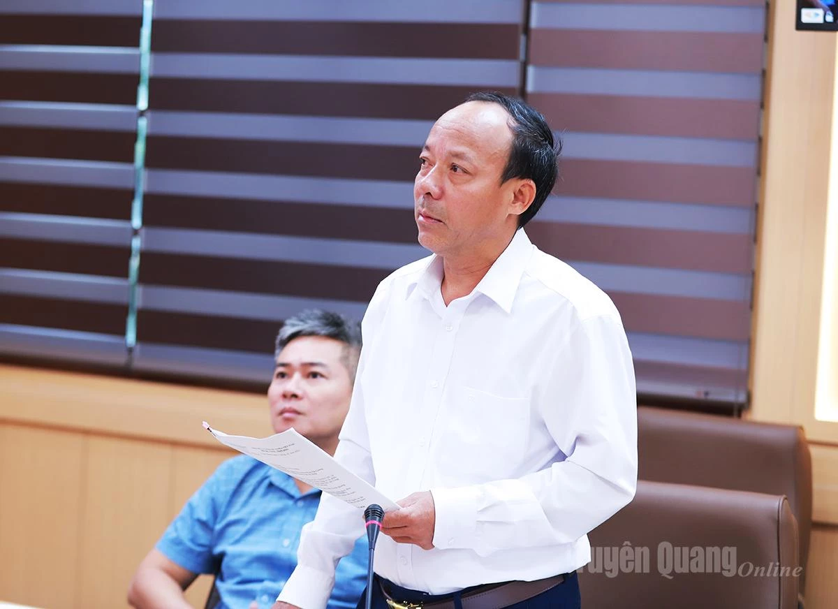 Lãnh đạo Thanh tra tỉnh đề xuất tổ chức thanh tra, kiểm tra các sai phạm xây dựng gây lấn chiếm dòng chảy sông Lô.