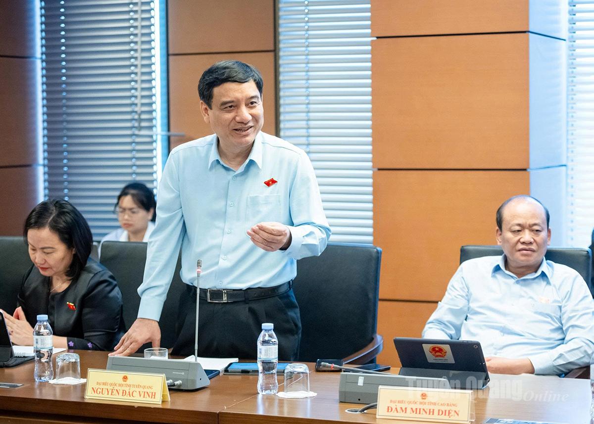Đại biểu Nguyễn Đắc Vinh phát biểu ý kiến thảo luận.