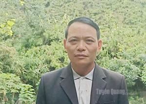 Đồng chí Bồng Văn Ơn, Phó Chủ tịch UBND xã Lao Chải