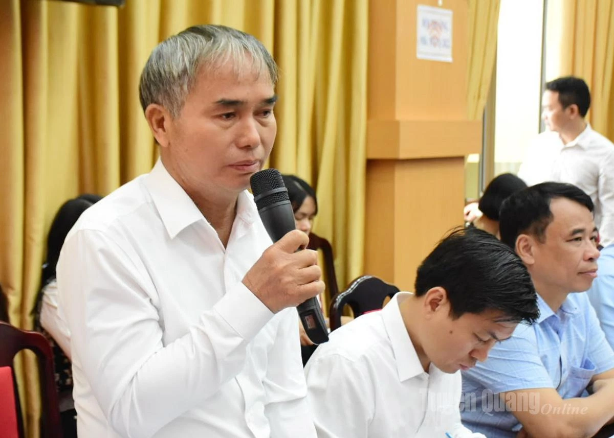 Đại biểu cho ý kiến vào các dự thảo nghị quyết.